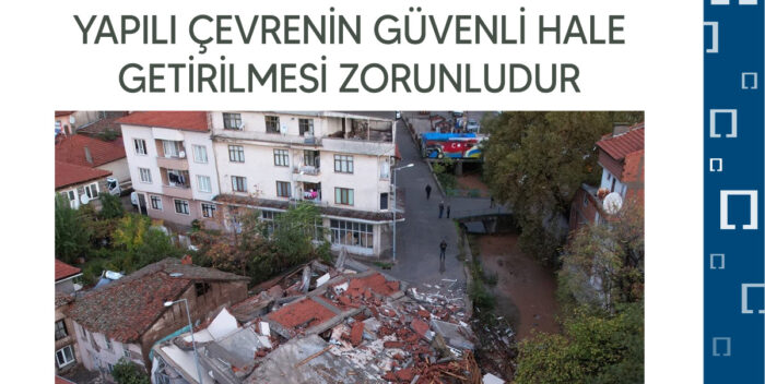 BALIKESİR’DE YENİDEN DEPREM: YAPILI ÇEVRENİN GÜVENLİ HALE GETİRİLMESİ ZORUNLUDUR